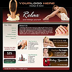 Custom Day Spa and Salon Template